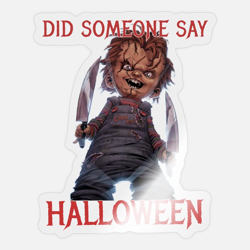 Did Someone Say Halloween' Sticker | Spreadshirt