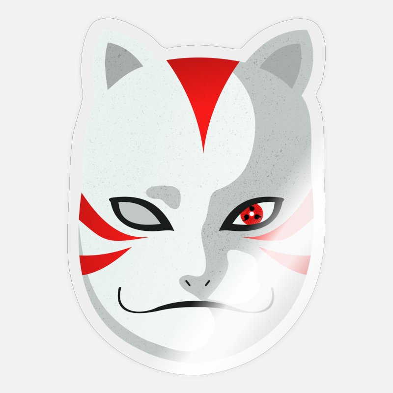 Decimal acceptabel udpege Anbu Mask' Sticker | Spreadshirt