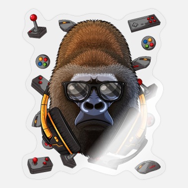 Gamer Gorilla Gaming Animal Video Game Player Boys' Men's Hoodie |  Spreadshirt