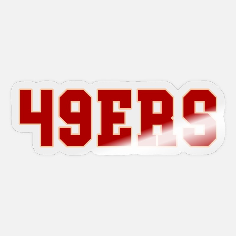 49ers football 49ers football 49ers football 49ers' Sticker