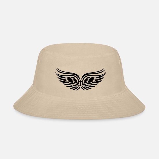 Guardian Angel Wings Angelwings Cross' Bucket Hat