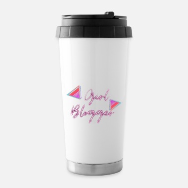 Neon Retro Girl Blogger - Travel Mug
