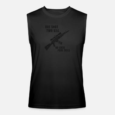 Sniper One Shot Two Kill Black Ak 47 Unisex Poly Cotton T Shirt Spreadshirt