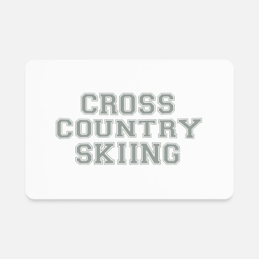 Cross Country Skiing Cross Country Skiing - Rectangle Magnet
