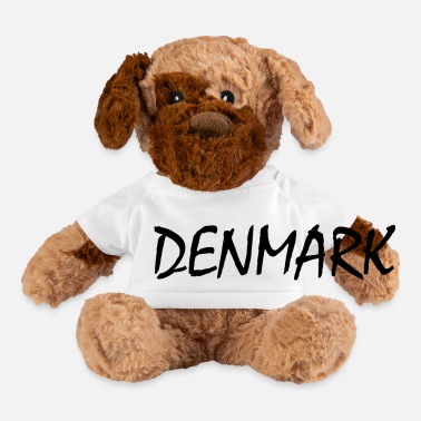 Plüsch Teddybär Plüschtier Stofftier Bär mit T-Shirt Flagge Dänemark 