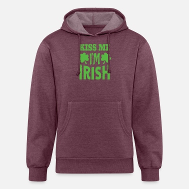 Kiss Me I am Irish St Patrick&#39;s Day - Unisex Organic Hoodie