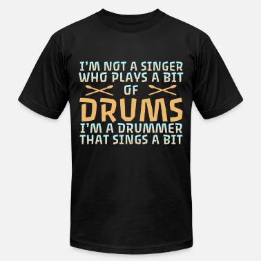 I M Not A Singer Who Plays A Bit Of Drums 2 Men S Premium T Shirt Spreadshirt In the video olivia acts heart broken as she moves around her home in a pink cowboy hat. spreadshirt