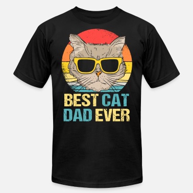 Best Cat Dad Ever - Unisex Jersey T-Shirt