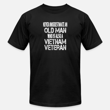 Vietnam Veteran Vietnam Veteran Old Man - Unisex Jersey T-Shirt