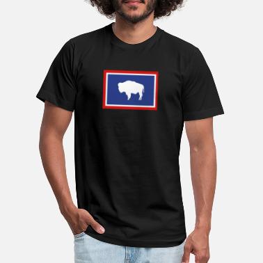 Wyoming Drapeau Standard Unisexe T-Shirt