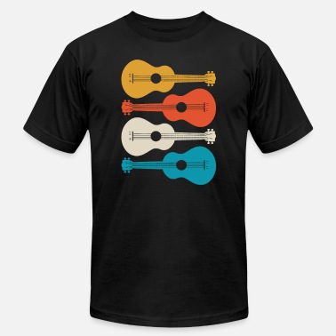 Guitar Player Ukulele Vintage - Unisex Jersey T-Shirt