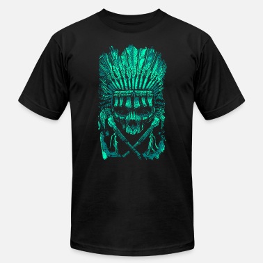 American Indian Indian American Native American Skull Gift - Unisex Jersey T-Shirt