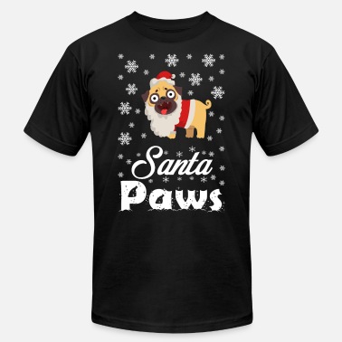 Santa Paw Christmas Dog HEAT PRESS TRANSFER for T Shirt Sweatshirt Fabric #100L 