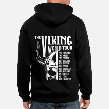 Metal Viking World Tour - Men&#39;s Zip Hoodie