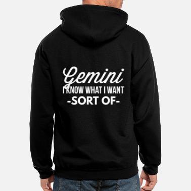 Funny Gift Birthday Awesome Tee Gemini Girl with Three Sides,The Quiet Side Zip Hooded Sweatshirt 