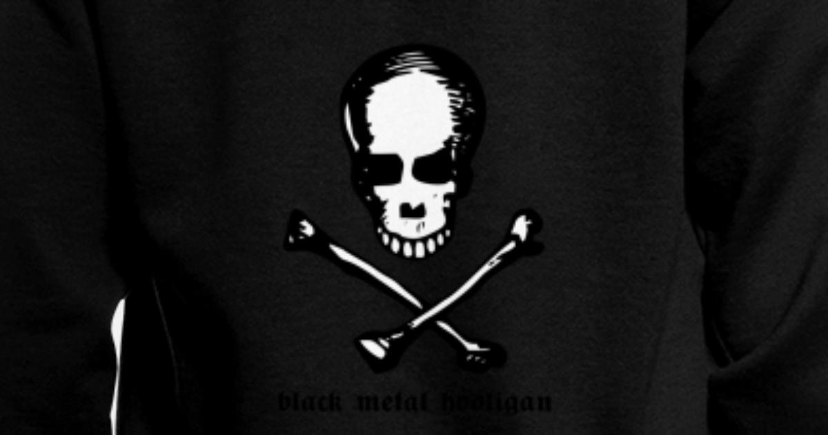 Hooligan Black Metal Sweat-shirt à capuche En métal noir KaPu Taille S à XXXL pas seulement pour les fans de Peste Noire 