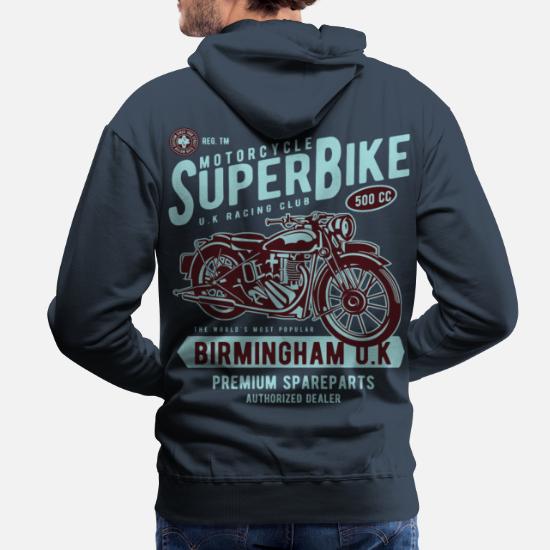 Motorcycle Everyday is a Good Day Custom Cruiser Hooded Graphic Hoodie for Men