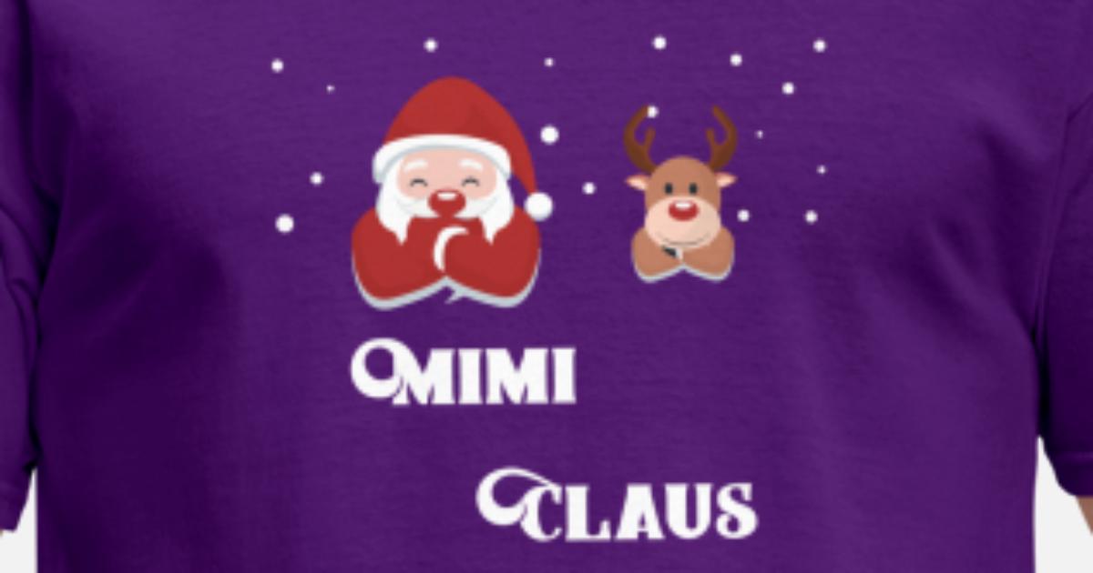 Ugly Christmas Shirt Hoodie Shirt Unisex T-shirt. Santa Mimi Clause Christmas Family Matching Xmas Tee T-Shirt