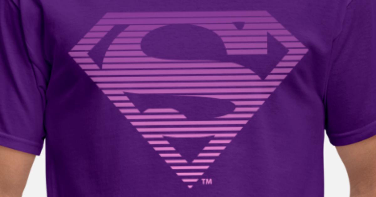 Comics Superman Logo Striped' Men's T-Shirt | Spreadshirt