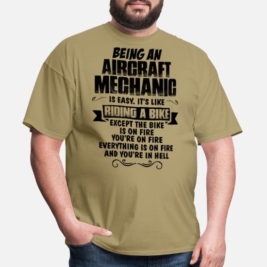 Being a Mechanic Is Easy Shirt Everything On Fire