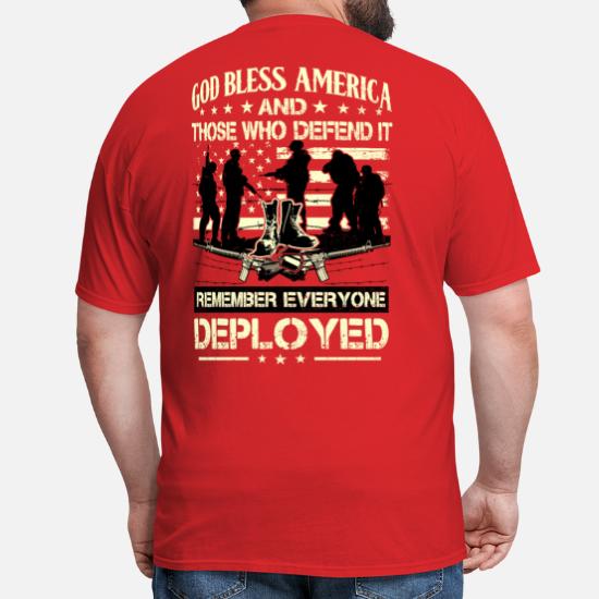 AW Fashions R.E.D Remember Everyone Deployed Until They Come Home Premium Men's T-Shirt