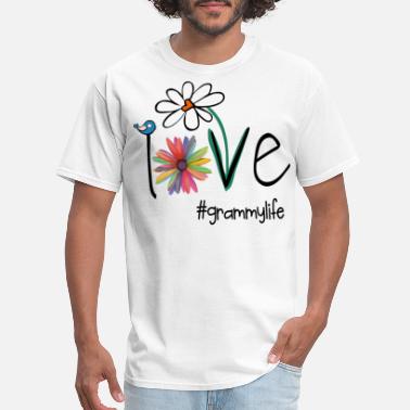 Flower Art Flower Love Grammy Life T Shirt - Men&#39;s T-Shirt