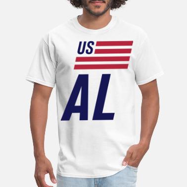 US flag Alabama - Men&#39;s T-Shirt