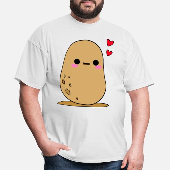 I love coeur T-shirt de pommes de terre 