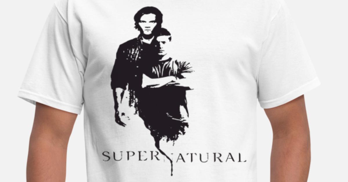 New Licensed Supernatural TV Show Stay Inside Salt Ring L/S T-Shirt Adult S-3XL 