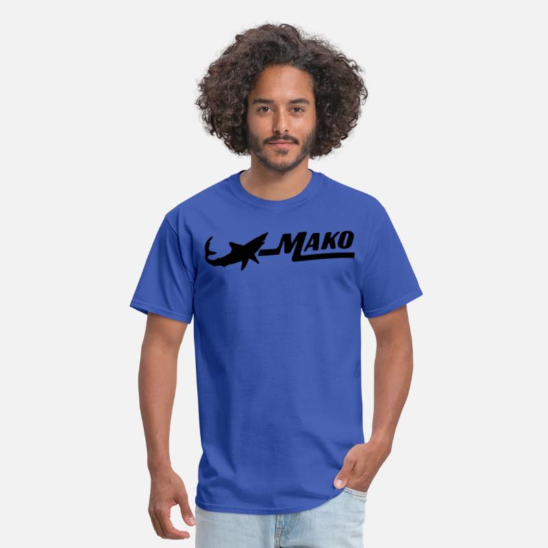 Mako Marine Boat Tshirt Fishing Cotton Fishing Men S T Shirt Spreadshirt