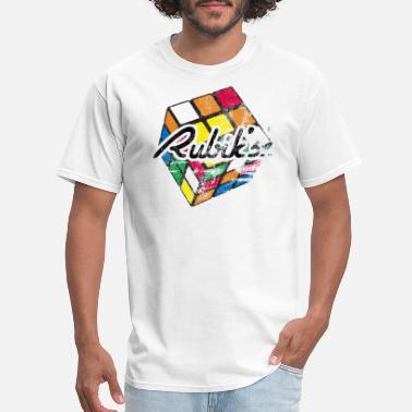 Officialbrands Rubik&#39;s Cube Distressed and Faded - Men&#39;s T-Shirt