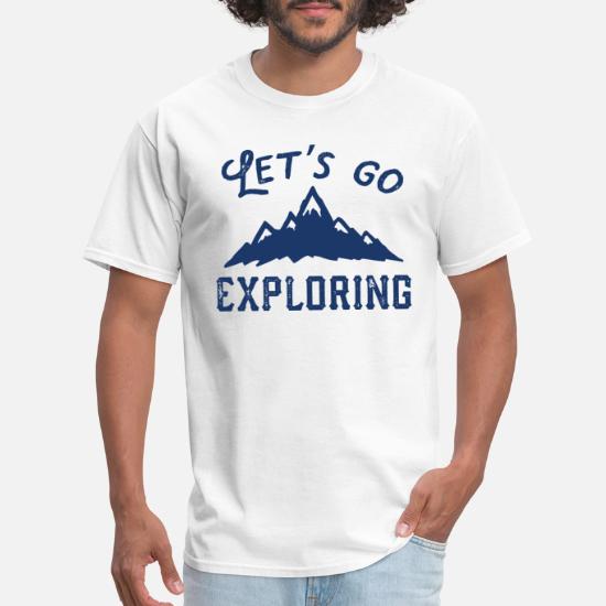 Nomad Shirt Let/'s Explore Mens Slogan Shirt Adventure T Shirt Let/'s go explore t shirt Lets Go Explore Everything Shirt Travel Shirt