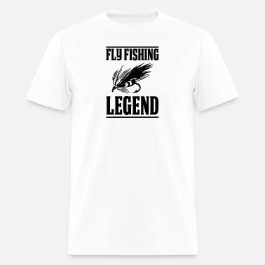 Fly Fishing Legend Funny Dad Fishing Gift Men S T Shirt Spreadshirt