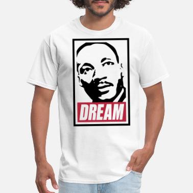 Black History x Dream MLK 2c blan - Men&#39;s T-Shirt