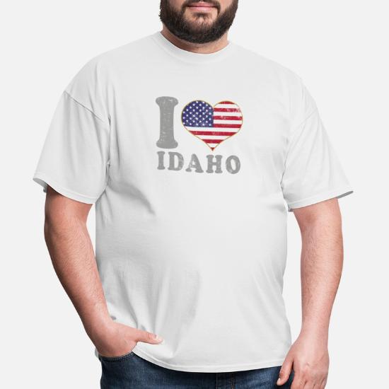 Idaho American Flag T-Shirt