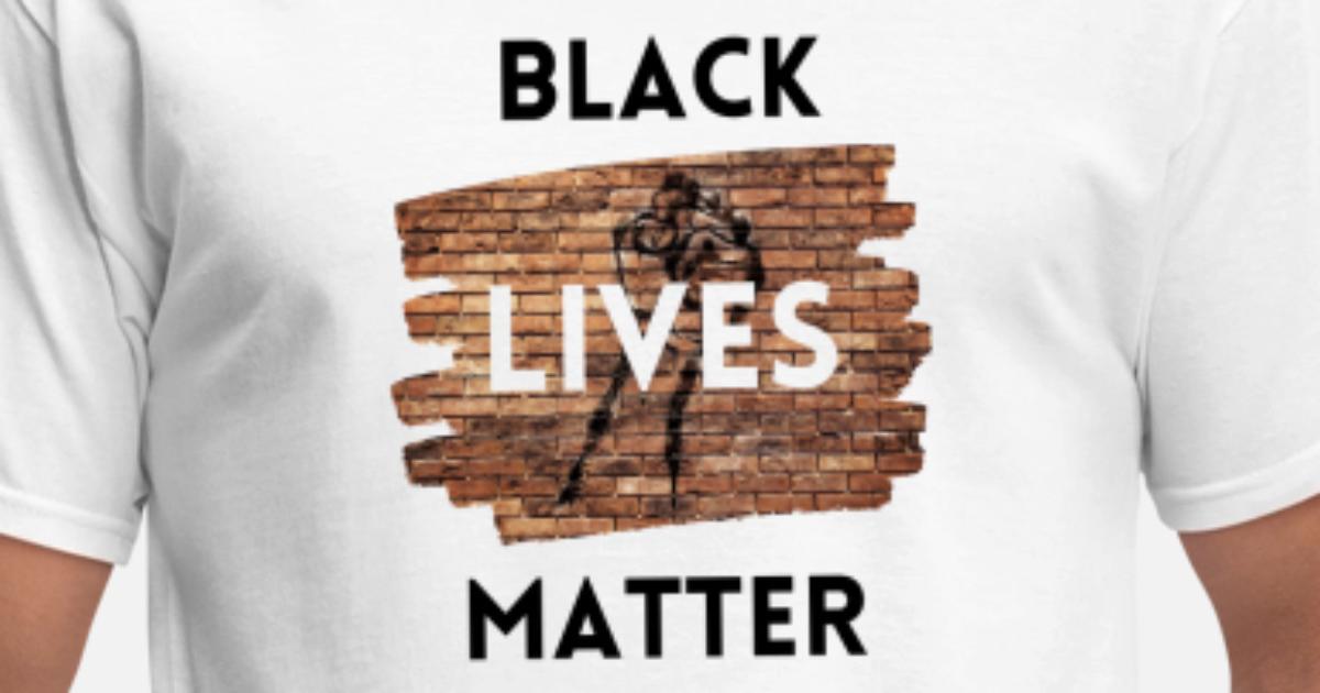 BLACK LIVES MATTER with Fist Men's T-Shirt | Spreadshirt