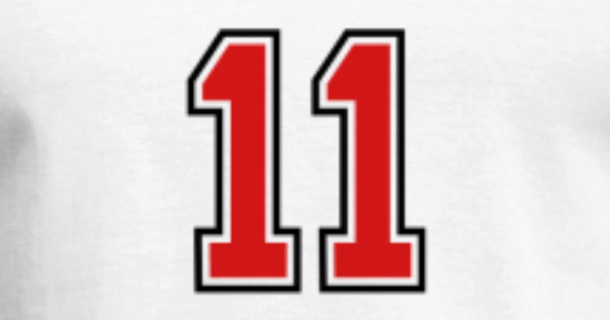 11 sports jersey football number by teesontap | Spreadshirt