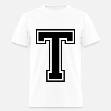 Letter T Men's T-Shirt | Spreadshirt