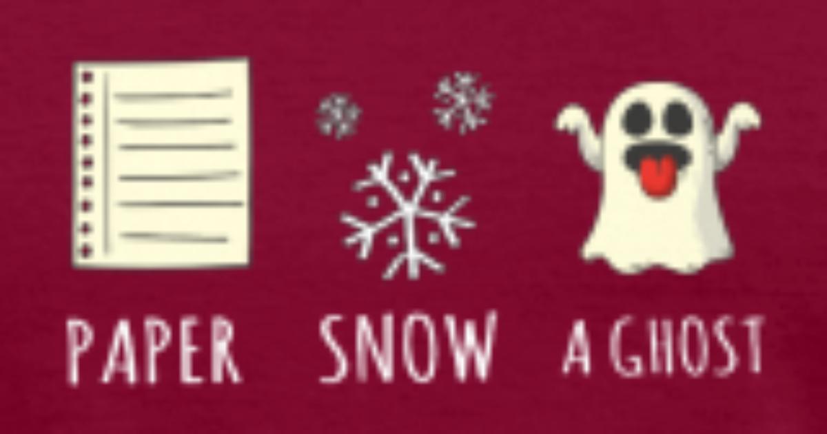 Paper Snow A Ghost T Shirt