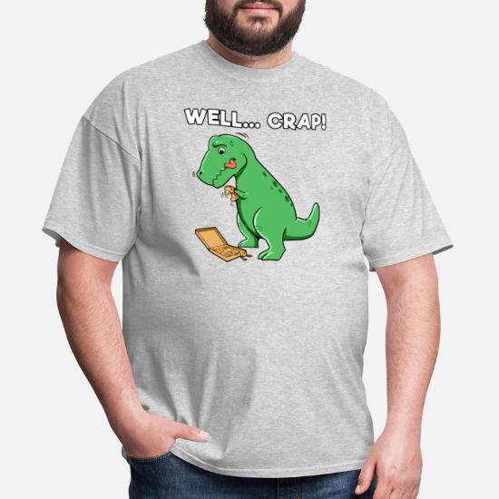 Herren T-Shirt T-Rex Tyrannosaurus Dinosaurier Fun-Shirt Outdoor Adventure