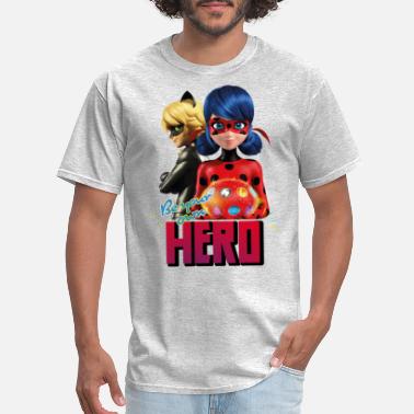 Miraculous Be Your Own Hero Ladybug Cat Noir - Men&#39;s T-Shirt
