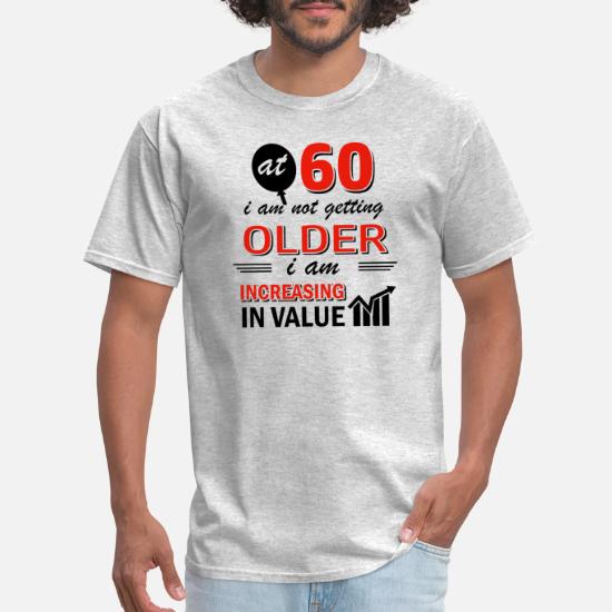 60 Star Birthday Funny Gag Gift Sixty Years Old Retirement Adult Men's T-shirt 