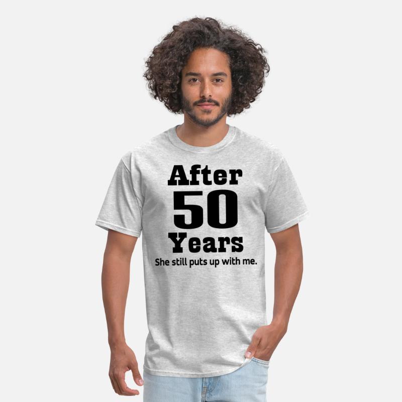 Funny 50th Anniversary' Men's T-Shirt | Spreadshirt