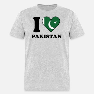 I Love Heart Pakistan V-Neck T-Shirt 