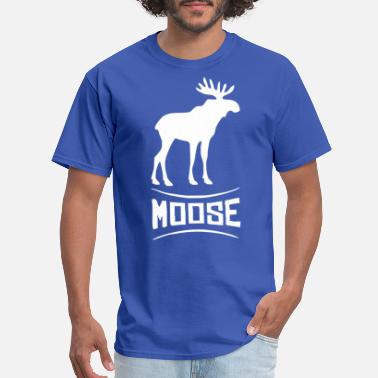 Multicolor 18x18 Moose Lover Gifts Women & Moose Shirts for Men Peace Love Moose Lover Throw Pillow 