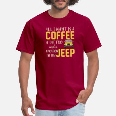 Im A Jeep and Coffee Kind of Girl Shirts Short Sleeve Denim Hat Men 