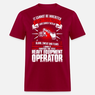 Funny Heavy Equipment Operator Tshirt Never Mess with Operator Retro Heavy Equipment Operator Tshirt for Men 