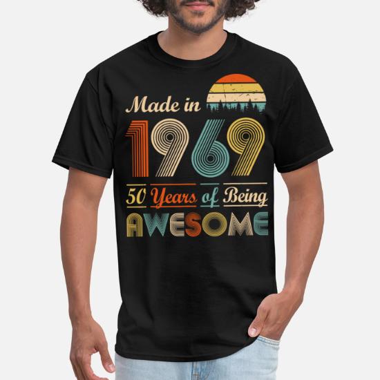 Bouteilles 1969 Homme Drôle 50th Anniversaire T-shirt 50 ans cadeau