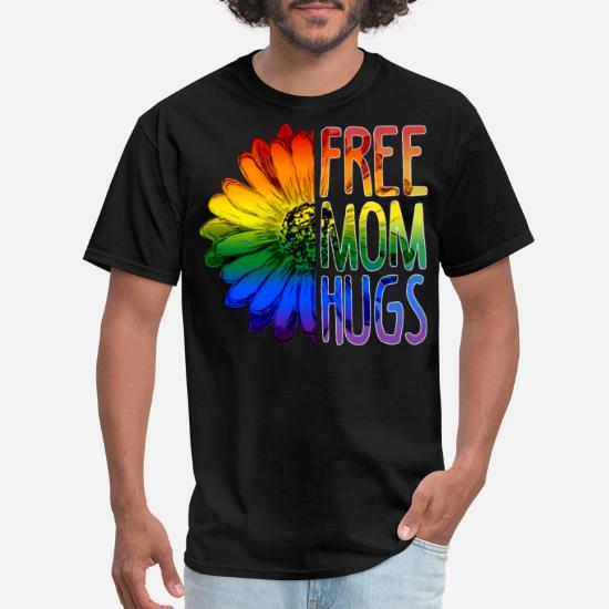 Gay shirt LGBTQA Rainbow Pride Sweatshirt lesbian shirt LGBTQ shirt Free Mom hugs Love is love shirt gay pride shirt rainbow shirt