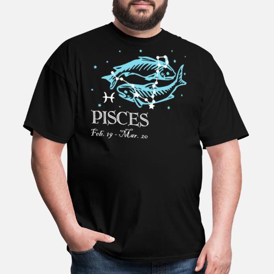 Comical Shirt Mens Pisces Constellation T-Shirt 